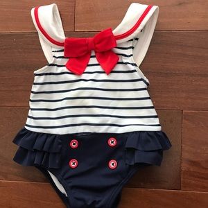 Gymboree baby girls one piece bathing suit